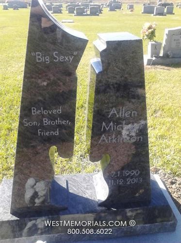 Headstone Saddle With Foam Attached Dallas TX 75388